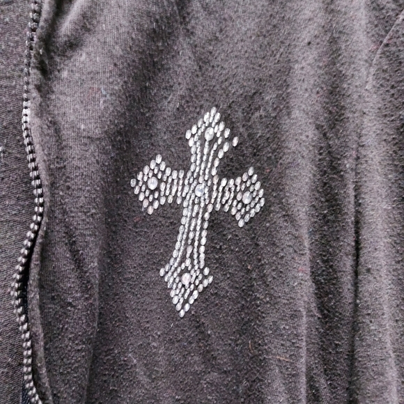 3/$30 💟 Dots size L cross hoodie size L 💚 - Picture 5 of 7